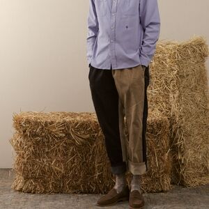 McNairy & Co MEN'S E-Z PANT SIZE 36 BLUE AND TAN